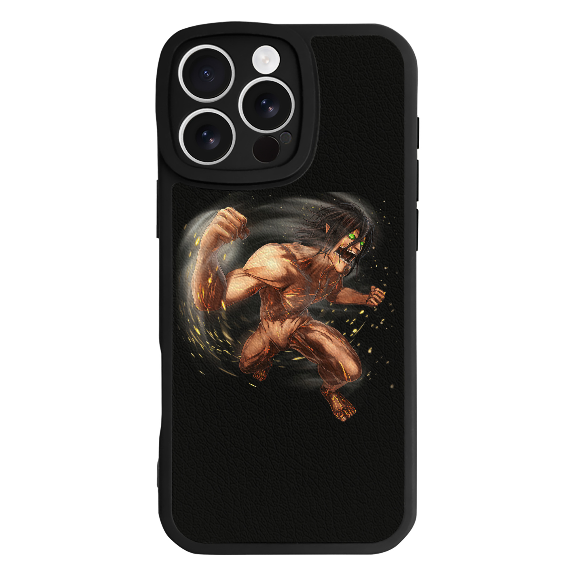 （画像用） 進撃の巨人 Attack on Titan 【iPhone 16シリーズ対応】シリコンスマホケース（レザー調） 材質：シリコン